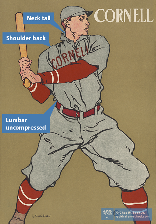 Gokhale Exercise email image of Cornell baseball player.