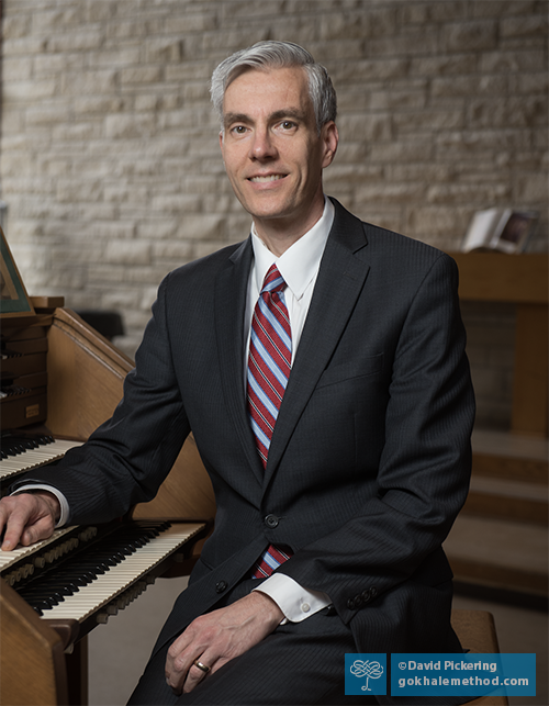 Photograph of David Pickering, organist and Professor of Music at Kansas State University