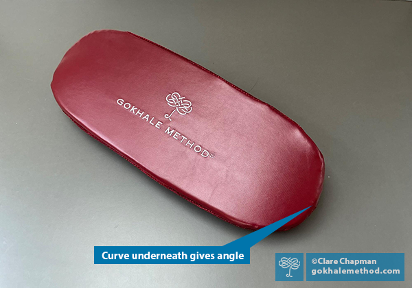 The Gokhale® Wedge, flat side up