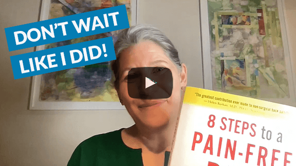 Gokhale alumna Loren Edelson's video testimonial for 8 Steps to a Pain-Free Back.