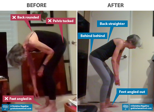 Christine Hageline’s Before and After bending photographs.