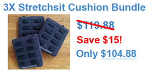 Stretchsit Cushion 3x Bundle