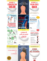 8 Steps to a Pain-Free Back compilation image in 12 languages