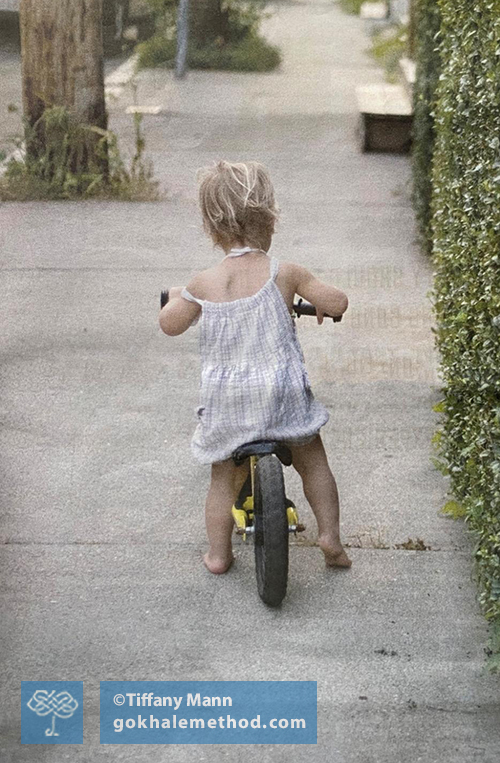 Willa Brown on Strider® balance bike, aged 11 months.