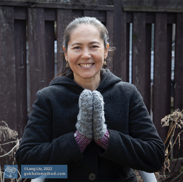 Gokhale Method teacher Lang Lui in Namaste.