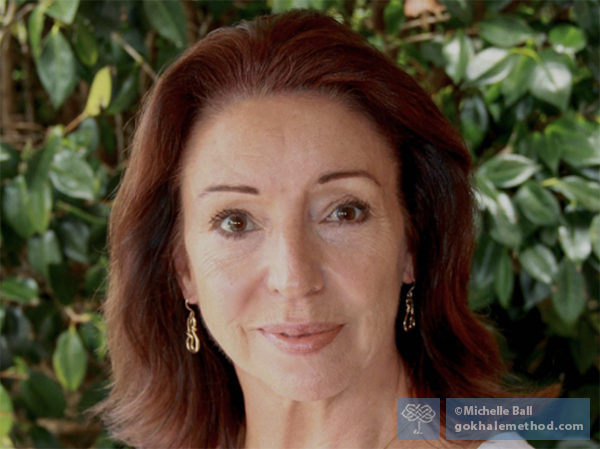 Michelle Ball, Gokhale Method teacher, close-up