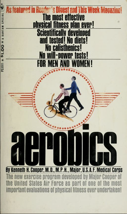 Front cover of book Aerobics by Kenneth H. Cooper