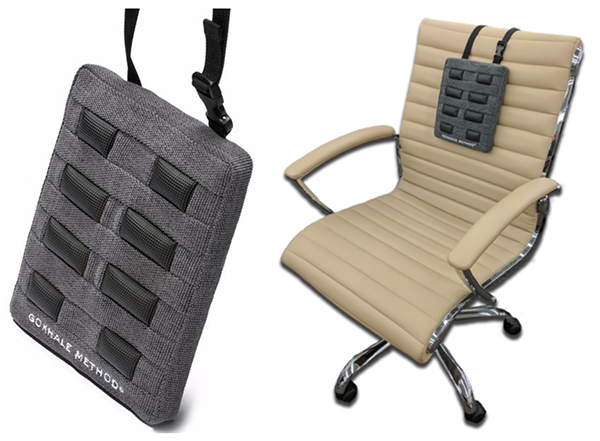 Gokhale Method Stretchsit® Cushion on cream easy/office chair