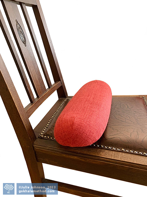 Photo of a Gokhale™ Wedge on a chair.