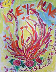 I love the poetry of combining imagery and words in my artwork.