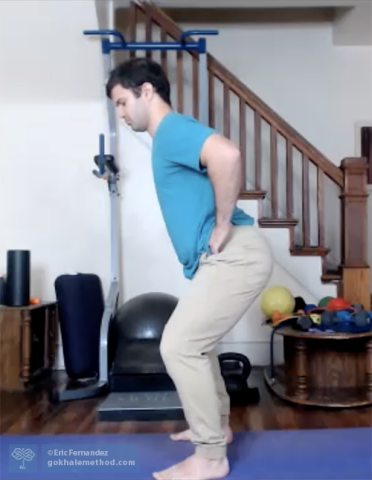 Partial squats are an excellent exercise for practicing healthy posture.