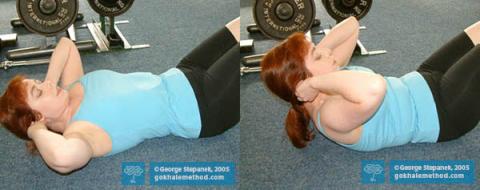 Crunches are often seen as a better targeted and safer abdominal exercise than sit-ups—but there is still a downside.