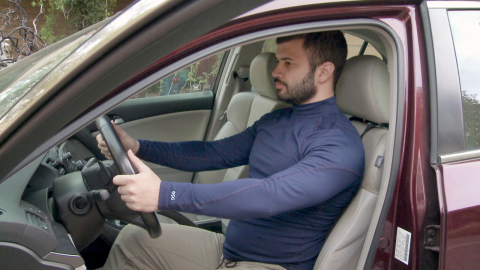 Gokhale Method teacher Eric Fernandez shows how to make car seats comfortable and healthy for your back.